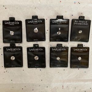 Lot of 8 Lindenwold’s Cubic Zirconium. 8mm & 5mm